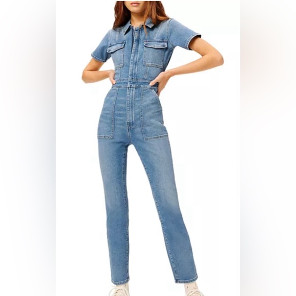 NWOT….. Good American Fit For Success Jumpsuit size XL - Picture 2 of 6